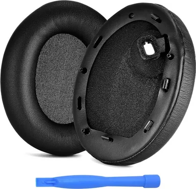MMOBIEL Oorkussens voor Sony WH-1000XM4 Noise Cancelling Hoofdtelefoon - Memory Foam en Protein PU Koptelefoon Oorkussens - Noise Isolation Hoofdtelefoon Earpads – Zwart