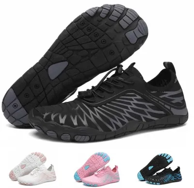 Solfit - Barefoot Schoenen - Dames & Heren - Sportschoenen Sneakers - Fitnessschoenen - Hardloopschoenen - Ademend Knit Textiel - Zwart - 45- BAREON
