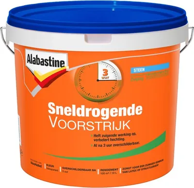 Alabastine Voorstrijk Sneldrogend - Transparant - 10 liter