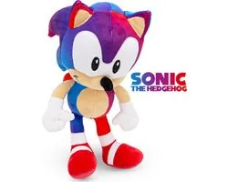 Sonic The Hedgehog Ultra (Blauw/Rood) Pluche Knuffel 30 cm {Sonic the Hedgehog 2 Plush Toy | Speelgoed knuffeldier knuffelpop voor kinderen jongens meisjes | Sonic De Egel | Silver, Knuckles, Shadow,
