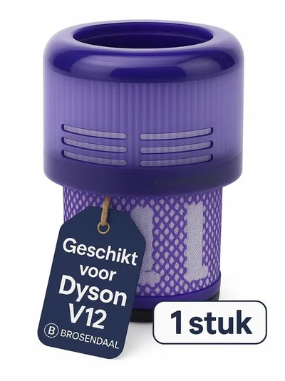 Brosendaal Filter geschikt voor Dyson V12 - Voor alle V12 modellen - SV20 | SV26 | SV30 | SV46 - Uitwasbaar en Herbruikbaar