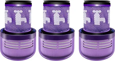 3 x HEPA Filter - Geschikt voor Dyson V12 Detect Slim & Absolute motor filter Vervanging onderdelen 971517-01