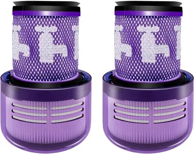 2 x HEPA Filter geschikt voor Dyson V12. Check de afbeelding met je oude filter. GEEN Sv12. Detect Slim & Absolute motor filter.